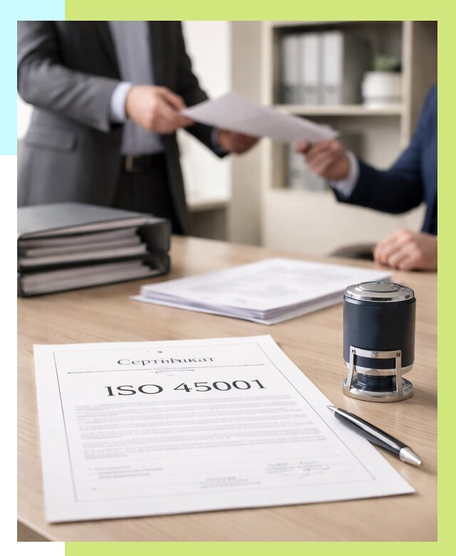 Сертификат ISO 45001 в Зиме под ключ от 46026 р. | Сертэкс